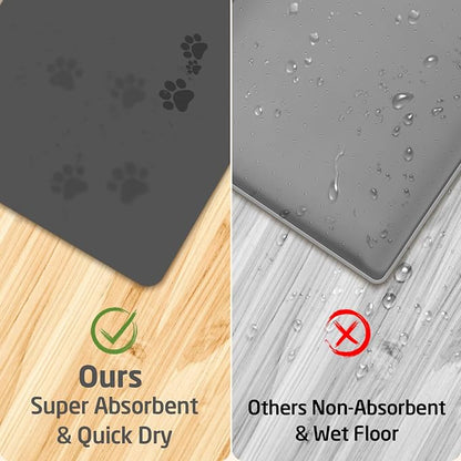 Pet Feeding Mats-Absorbent Dog Mat - Image 3