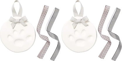 Pearhead Pet Paw Print Keepsake Ornament Kit, Memorial Clay Paw Impression by Pearhead