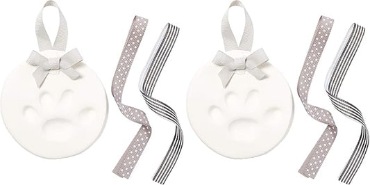 Pearhead Pet Paw Print Keepsake Ornament Kit, Memorial Clay Paw Impression by Pearhead