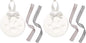 Pearhead Pet Paw Print Keepsake Ornament Kit, Memorial Clay Paw Impression by Pearhead