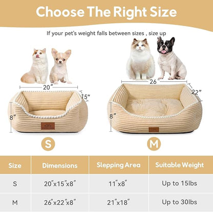 Rectangle Cat Dog Bed for Large Medium Small Pets Indoor Outdoor Machine - Image 2