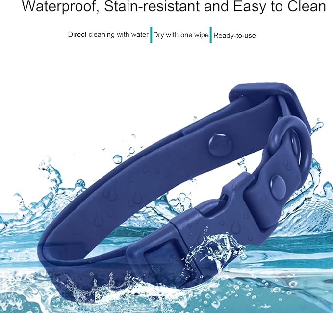 Waterproof Dog Collar Soft Rubber Dog Collar - Image 4