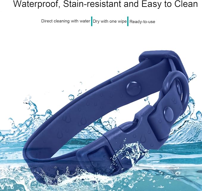 Waterproof Dog Collar Soft Rubber Dog Collar - Image 5