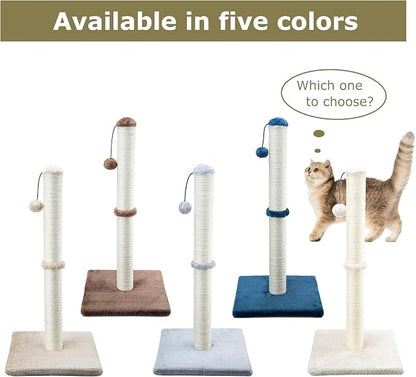 Dimaka 34" Height Tall Cat Scratching Post, Claw Scratcher - Image 8