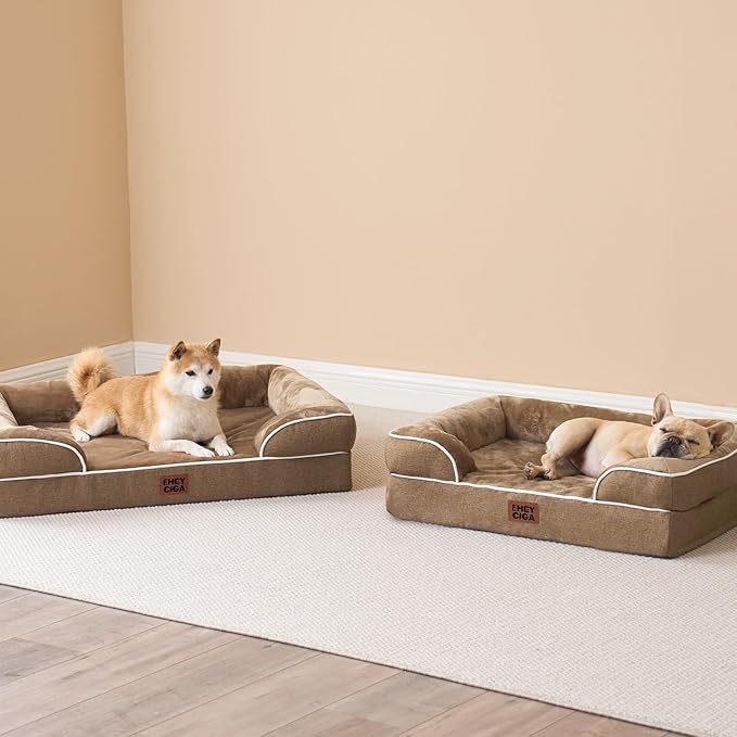 EHEYCIGA Orthopedic Dog Beds for Large Dogs, Waterproof Memory Foam Large Dog - Image 8
