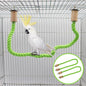 2 Pack Bird Hemp Rope Perch Swing, Bird Cage Stand Pole Accessories, Paw by Dnoifne