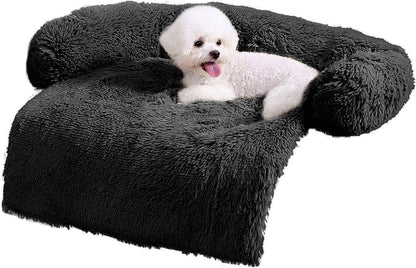 HachiKitty Dog Sofa Bed Cover, Plush Couch Protector, Washable Pet Mat by HACHIKITTY