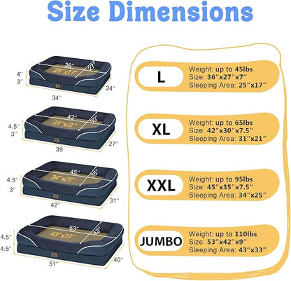 Washable Orthopedic Large Dog Bed - Image 7