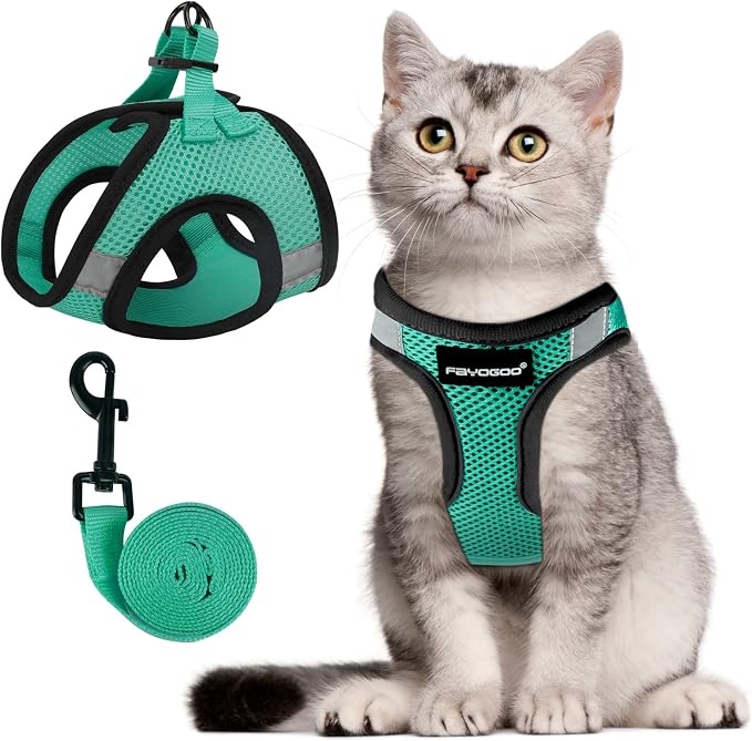 FAYOGOO Cat Harness & Leash Set, Escape Proof by FAYOGOO
