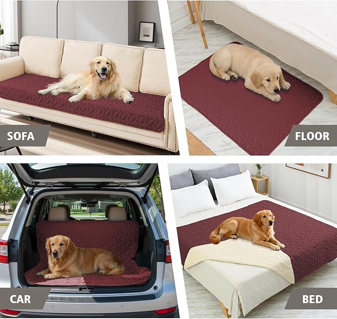 Ameritex Waterproof Pet Bed Cover Anti-Slip Dog Bed Blanket - Image 3