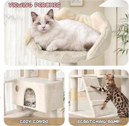 MoNiBloom 54 Inch Cat Tree Tower - Image 7