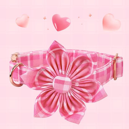Lionheart Glory Dog Collar, Cute Floral Pattern Pet Collars Adjustable Dog - Image 2