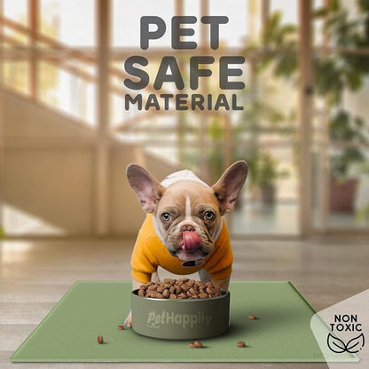 Dog Food Mat - Raised Edges Dogs Mat - Image 3
