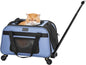 Petsfit Pet Carrier with Wheels, Rolling Cat Carrier by Petsfit