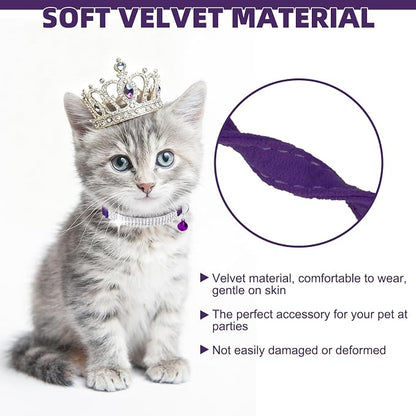 EXPAWLORER Soft Velvet Safe Cat Collars - Image 4