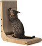 FUKUMARU Cat Scratcher, 18.7 Inch L Shape Cat Scratch Pad Wall Mounted by FUKUMARU