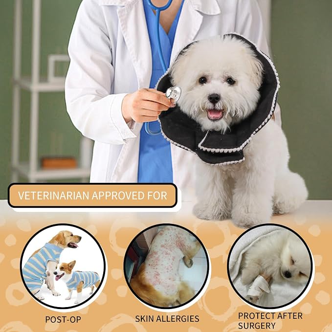 Adjustable Dog Cat Cone, Soft Recovery Cat Cone Collar, Dog Protective Collar - Image 5
