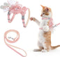 TIESOME Cat Harness and Leash Set, Adjustable Gradient Kitten Harness Escape by TIESOME