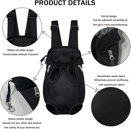 Pet Carrier Backpack, Adjustable Pet Front Carriers - Image 3