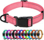 TagME Reflective Nylon Dog Collars, Adjustable Classic Pet Collar by TagME