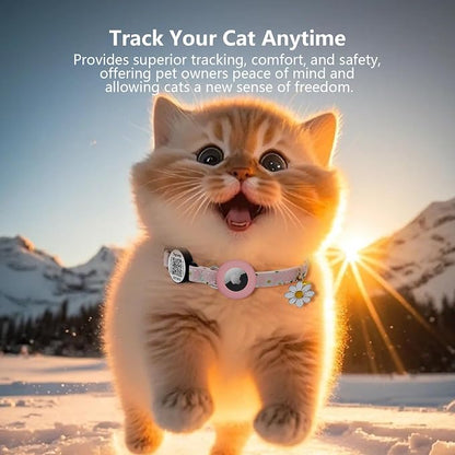 Smart QR Code Cat Collar with Online ID Profile & Integrated Airtag Holder - Image 7