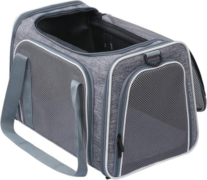 Cat Carrier - Soft-Sided Dog Pet Carrier, Portable Foldable Pet Bag up to 28 Lbs by Akinerri