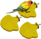 3 Pcs Parrot Perch Resin Bird Beak Grinding Stone Leaf Shape Perch Stand Foot by Apatal
