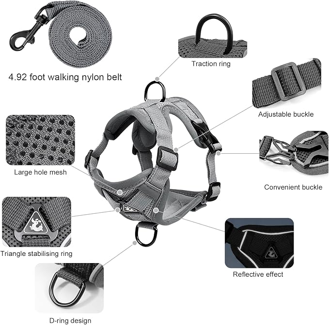 Escape Proof Cat Harness and Leash Set - Image 2