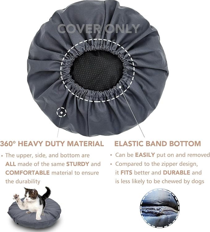 Dog Bed Cover Waterproof Machine Washable Replacement Mattress Protector Pet - Image 2
