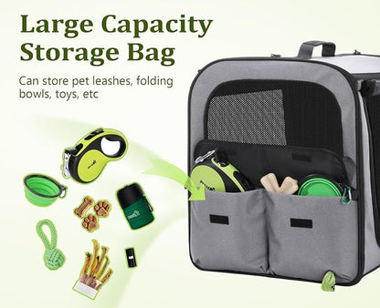 Pecute Dog Car Carrier Stable and Light Weight, Expandable Extra Space Dog - Image 7
