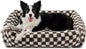 JOEJOY Dog Bed Medium Size Dog, Rectangle Washable Orthopedic Corduroy Fleece by JOEJOY