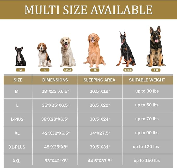 Bedfolks Orthopedic Dog Bed, Big Waterproof Dog Sofa Bed - Image 5