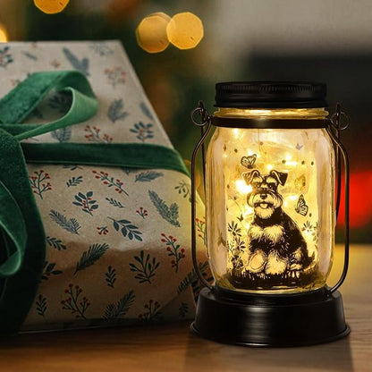 kyoryuger Schnauzer Gifts for Women/Men Schnauzer Solar Lanterns Dog Mom - Image 5