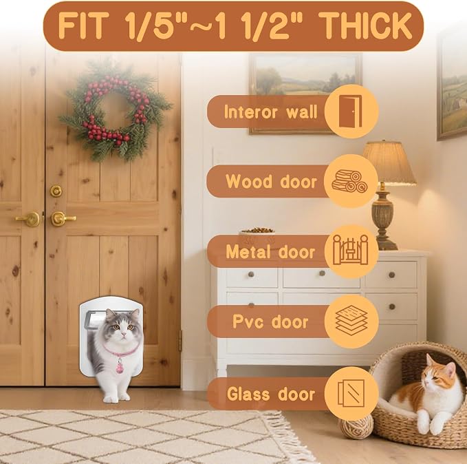HIDROSIL Cat Door, Pet Door - Image 3