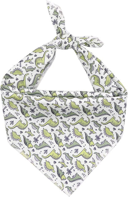 ARING PET Dinosaur Dog Bandanas, Summer Kerchief Triangle Bibs Scarf by ARINGPET