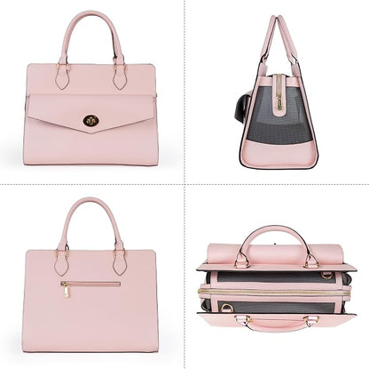 Stylish Pet Carrier Purse Leather Bag - Image 3