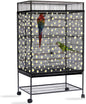 Daoeny Bird Cage Seed Catcher, Large Bird Cage Cover, Adjustable Soft Airy by Daoeny