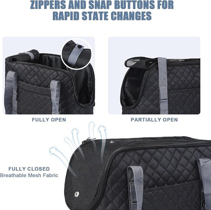 Dog Purse Carrier for Small Dogs, Soft Sided Pet Carrier - Image 6