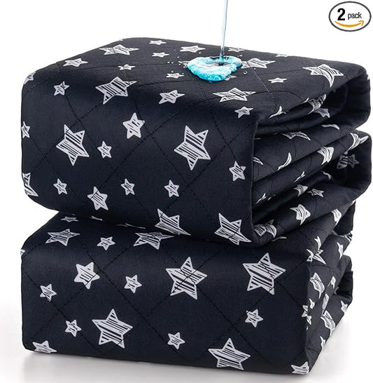 Waterproof Bed Pads Washable, Absorbent Chuck Pads by Moonsea