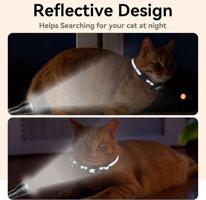 Vanjua 2 Pack Airtag Cat Collar Breakaway - Image 7
