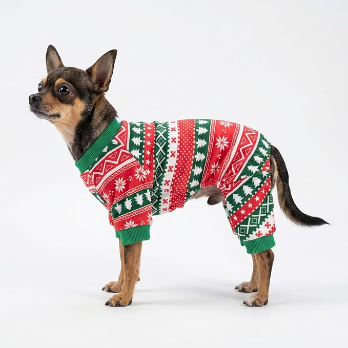Fitwarm Dog Christmas Outfit, Dog Pajamas, Dog Winter Clothes - Image 2