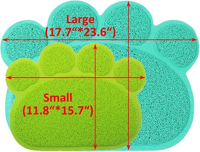 PVC Pet Dog Cat Puppy Kitten Dish Bowl Food Water Feeding Placemat, Non-Slip - Image 5