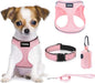 YIMEIS Dog Harness and Leash Set, No Pull Soft Mesh Pet Harness, Reflective by YIMEIS