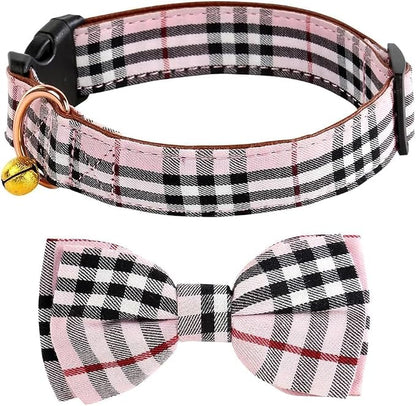 Yizepet Dog Collar with Bow Tie- Adjustable pet Collar - Image 3