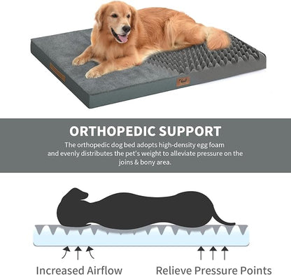 Flat Extra Large Dog Bed, Jumbo Waterproof Dog Bed - Image 3