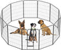 BestPet | Dog Playpen | 40 Inch, 12 Panels | Heavy Duty Metal Pet Exercise Pen by BestPet