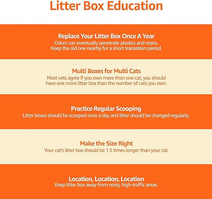 Amazon Basics No-Mess Hooded Enclosed Cat Litter Box - Image 7