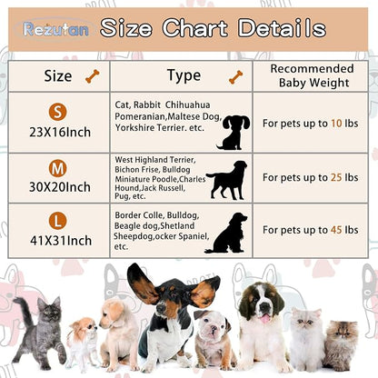 Rezutan 1 Pack 3 Blankets for Dogs, Dog Blanket for Medium Pet Cat, Premium - Image 4