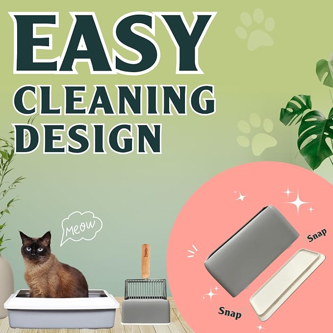 Sprinkle & Sweep Metal Cat Litter Scoop - Image 4