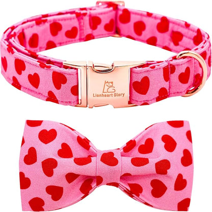 Lionheart Glory Valentine's Day Dog Collar by LionheartGlory